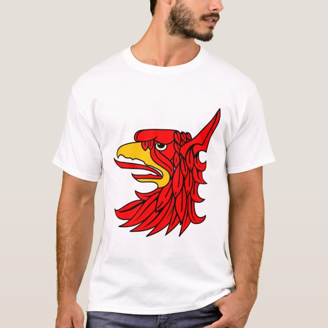 Camiseta Bird Red Creature Beak (Anverso)