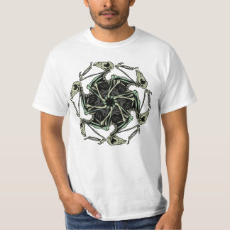 Camiseta Bird Skeleton Mandala T-Shirt