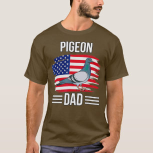 Camiseta Bird US Flag 4th Of July Fathers Day Pigeon Dad
