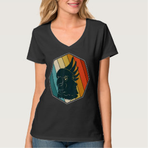 Camiseta Bird Watcher Animal Parrot Retro Cockatoo