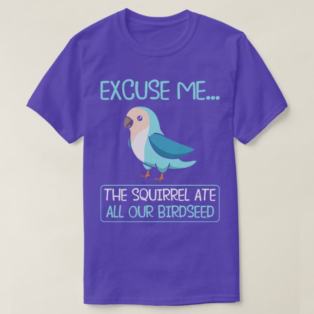Camiseta Bird Waters Parakeet Budgies (Diseño del anverso)