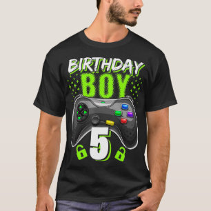 Camiseta Birday Boy 5 Video Game Controller Gamer 5Bir