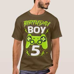 Camiseta Birday Boy 5 Video Game Controller Gamer 5Bir