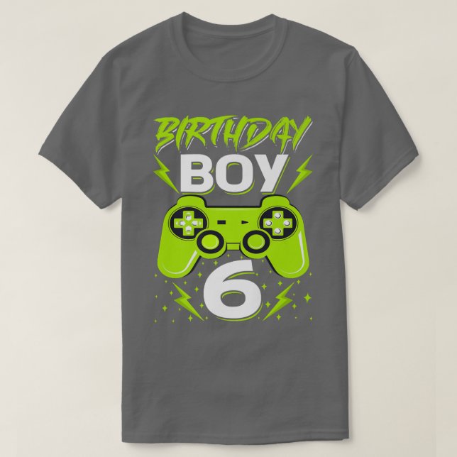 Camiseta Birday Boy 6 Video Game Controller Gamer 6Bir (Diseño del anverso)