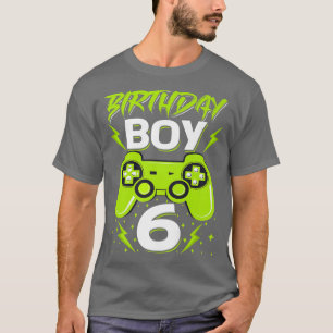 Camiseta Birday Boy 6 Video Game Controller Gamer 6Bir