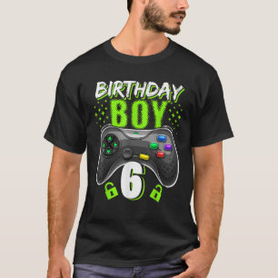 Camiseta Birday Boy 6 Video Game Controller Gamer 6Bir