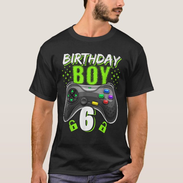 Camiseta Birday Boy 6 Video Game Controller Gamer 6Bir (Anverso)