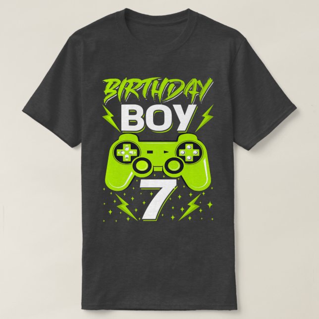 Camiseta Birday Boy 7 Video Game Controller Gamer 7Bir (Diseño del anverso)