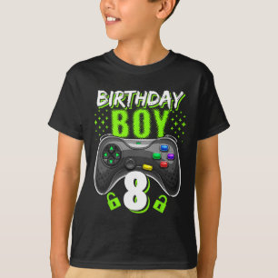 Camiseta Birday Boy 8 Video Game Controller Gamer 8Bir