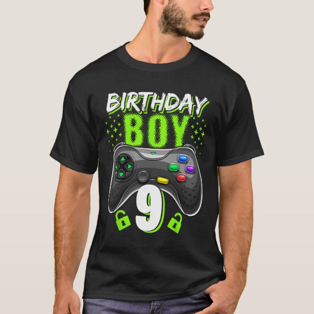 Camiseta Birday Boy 9 Video Game Controller Gamer 9Bir (Anverso)