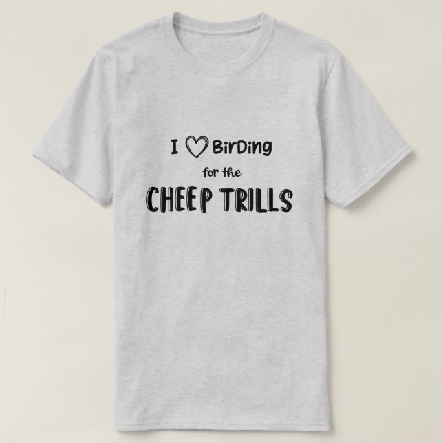 Camiseta Birder Birding Fun Bird Watft Club (Diseño del anverso)