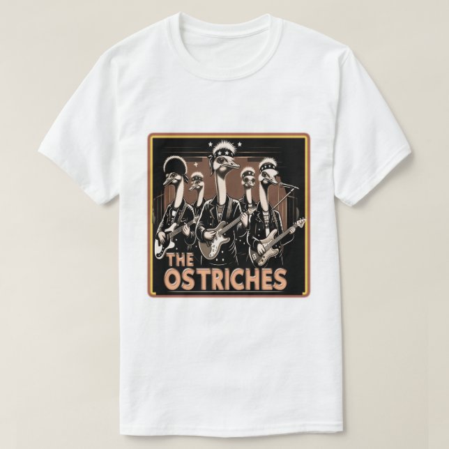 Camiseta Birdhouse Rock Tee - Ostrich Band  (Diseño del anverso)