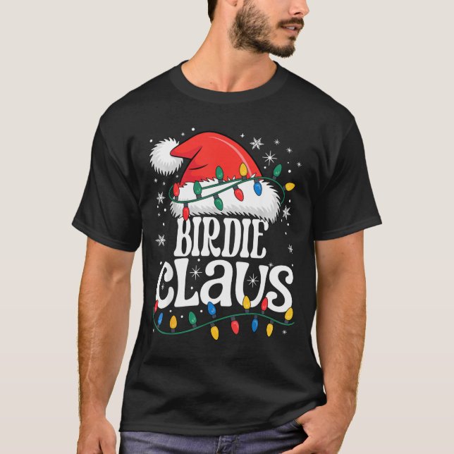 Camiseta Birdie Claus Funny Xmas Christmas Grandma Holiday  (Anverso)