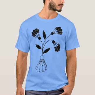 Camiseta Birdie Flowers Black T