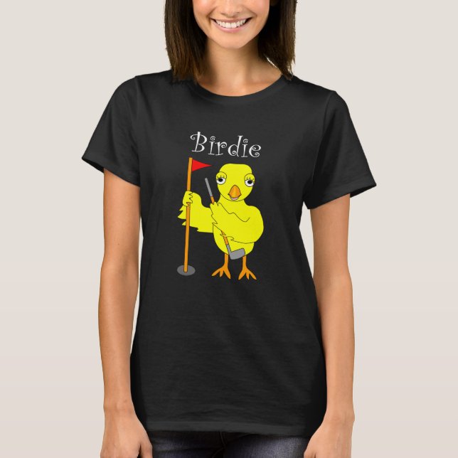 Camiseta Birdie Golfer Chick (Anverso)