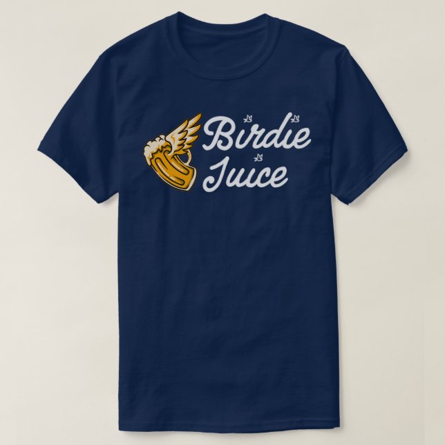 Camiseta Birdie Juice Funny Golf (Diseño del anverso)