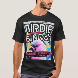Camiseta Birdie Sunday Electropop Black Tee