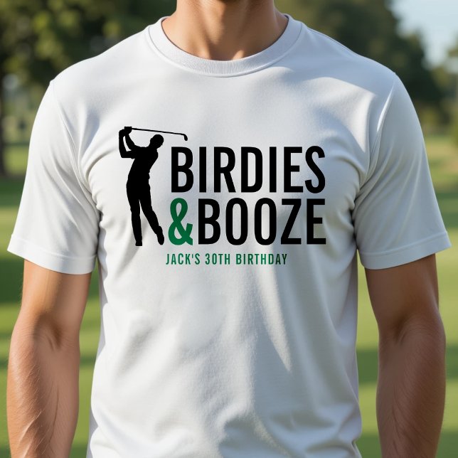 Camiseta Birdies & Booze Adult Golf Club Member Birthday (Birdies & Booze Adult Golf Club Member Birthday T-Shirt
)