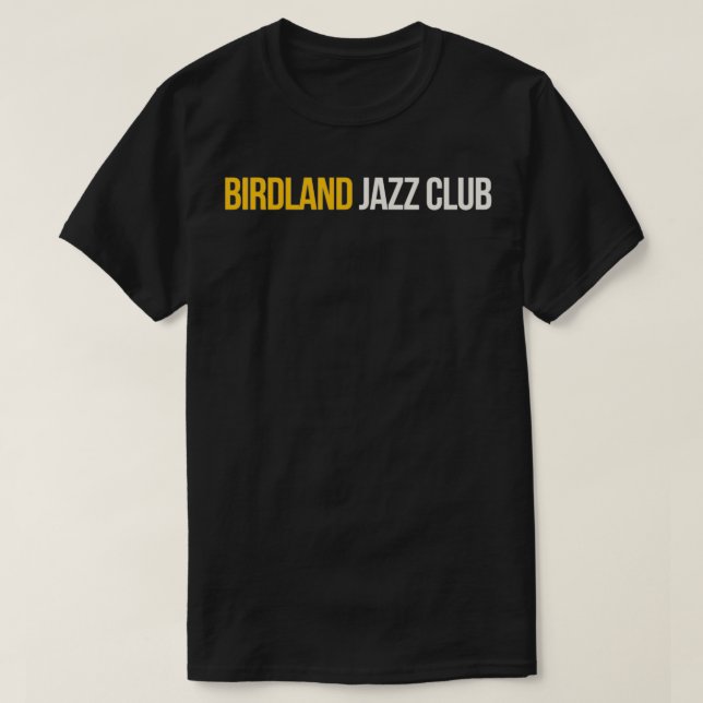 Camiseta Birdland Jazz Club  (Diseño del anverso)