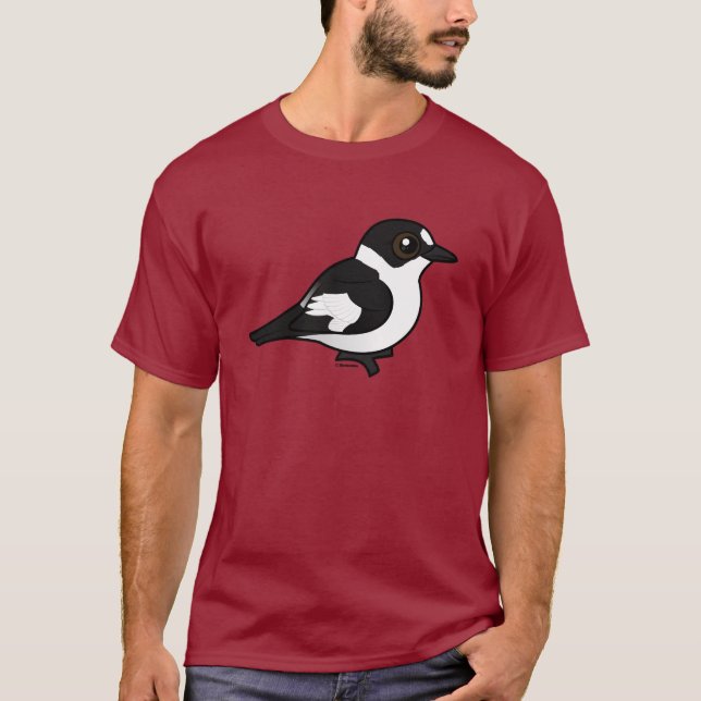 Camiseta Birdorable agarró el Flycatcher (Anverso)