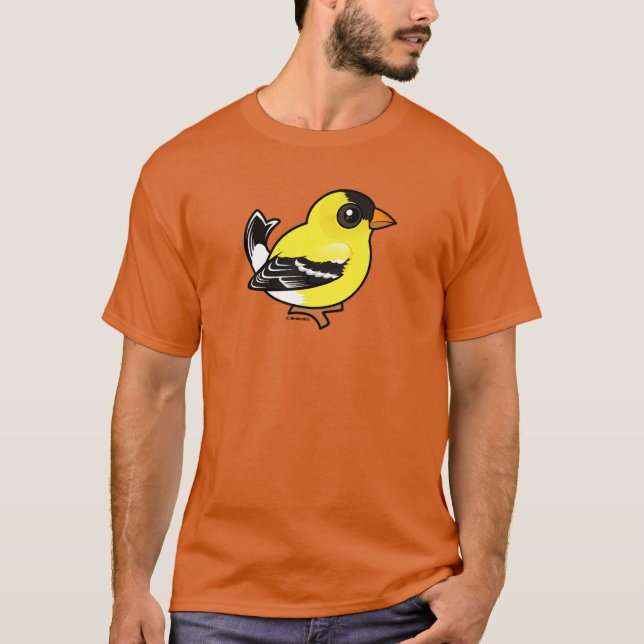 Camiseta Birdorable American Goldfinch (Anverso)