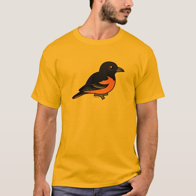 Camiseta Birdorable Baltimore Oriole (Anverso)