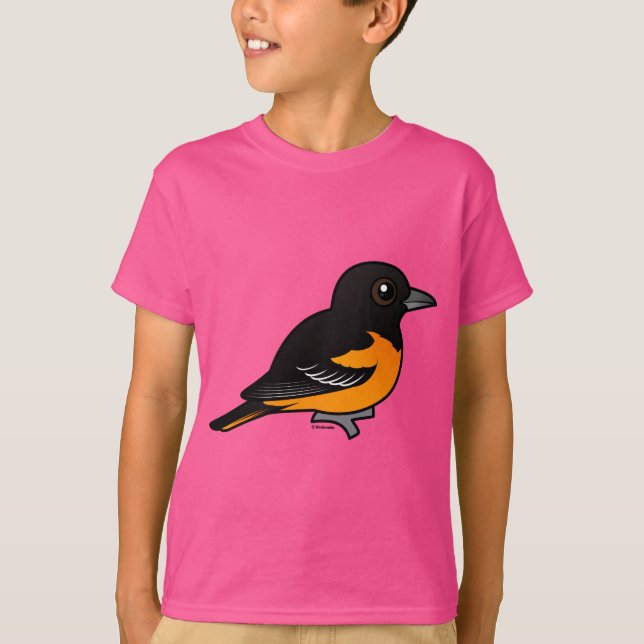 Camiseta Birdorable Baltimore Oriole (Anverso)
