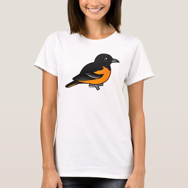 Camiseta Birdorable Baltimore Oriole (Anverso)