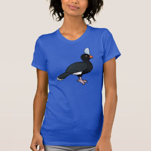 Camiseta Birdorable Curassow con casco