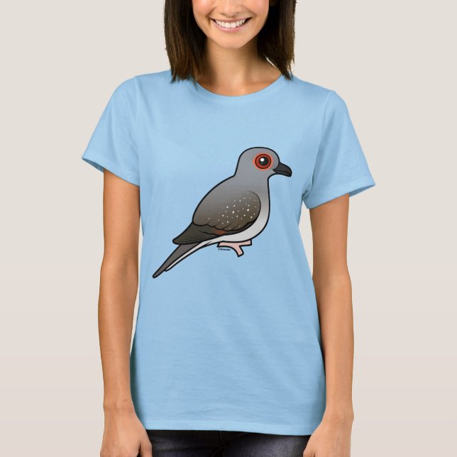 Camiseta Birdorable Diamond Dove (Anverso)
