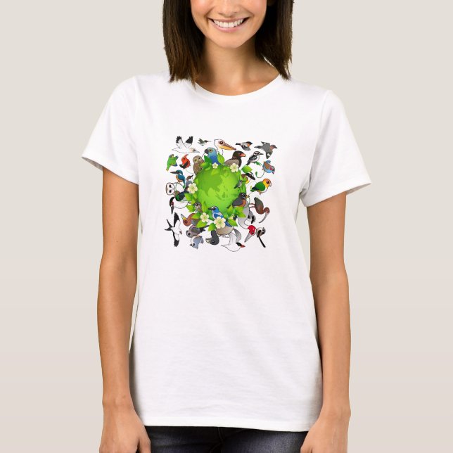 Camiseta Birdorable Earth Day (Anverso)
