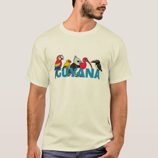 Camiseta Birdorable Guyana (Anverso)
