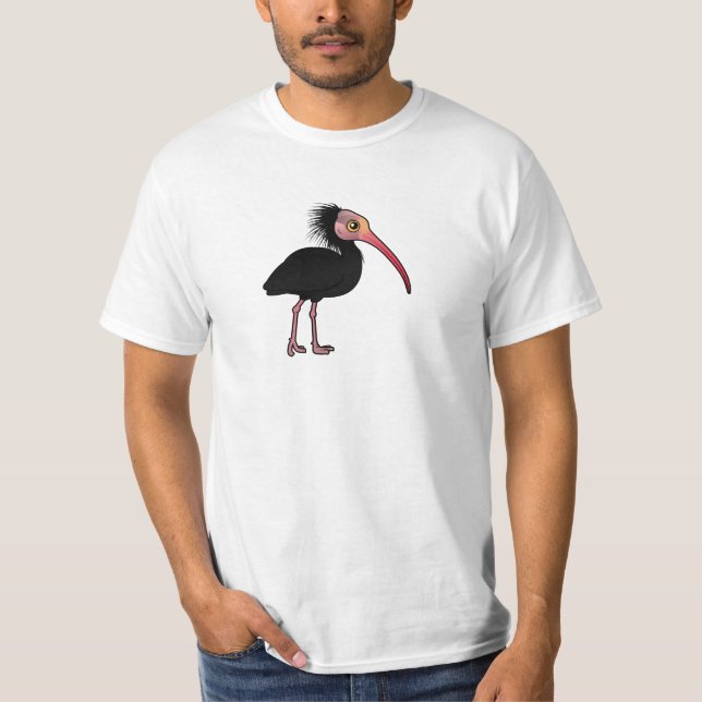 Camiseta Birdorable Ibis calvo septentrional (Anverso)