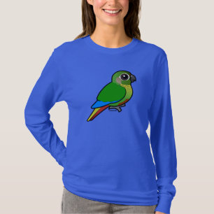 Camiseta Birdorable Marrón-hinchó el Parakeet