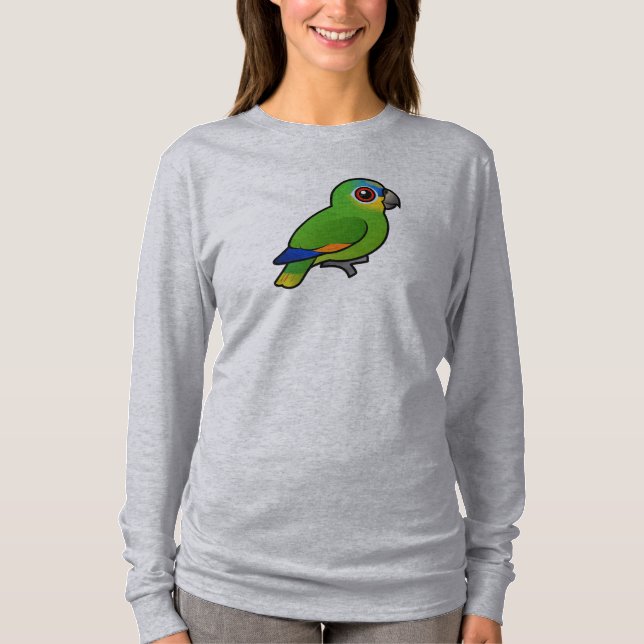 Camiseta Birdorable Naranja-se fue volando el Amazonas (Anverso)