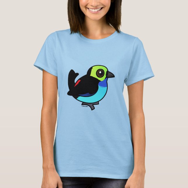 Camiseta Birdorable Paradise Tanager (Anverso)
