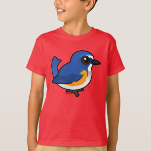 Camiseta Birdorable Rojo-flanqueó Bluetail