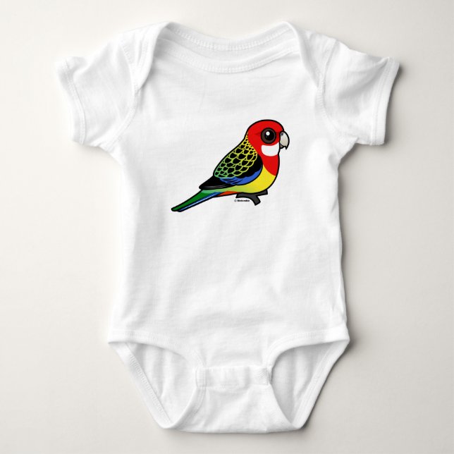 Camiseta Birdorable Rosella del este (Anverso)