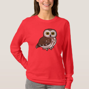 Camiseta Birdorable septentrional Sierra-amola el búho