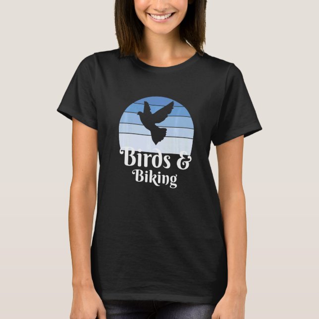 Camiseta Birds And Biking   (Anverso)