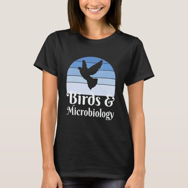 Camiseta Birds And Microbiology (Anverso)