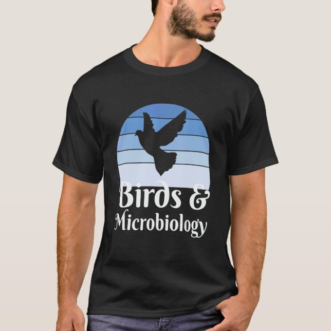 Camiseta Birds And Microbiology (Anverso)