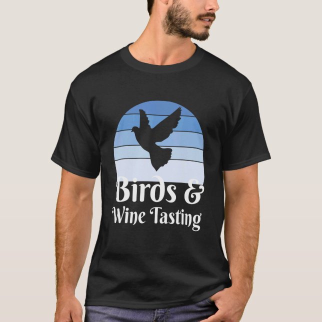 Camiseta Birds And Wine Tasting (Anverso)