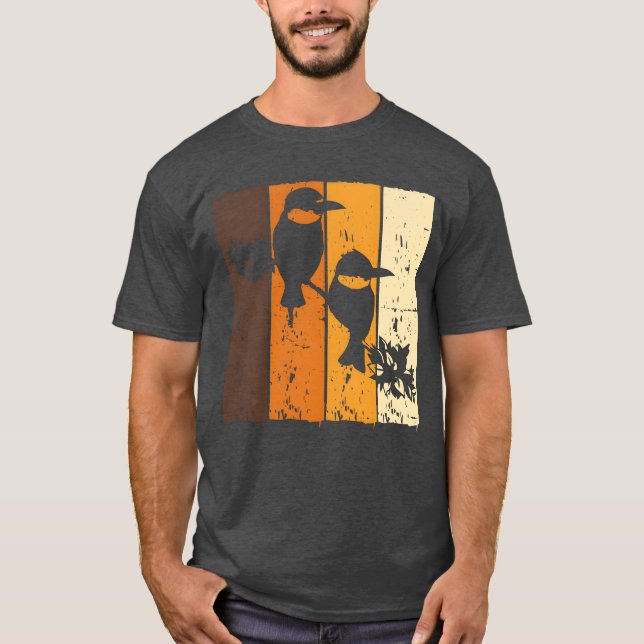 Camiseta Birds Art Budgie Sparrow Canary Parrot Hummingbird (Anverso)