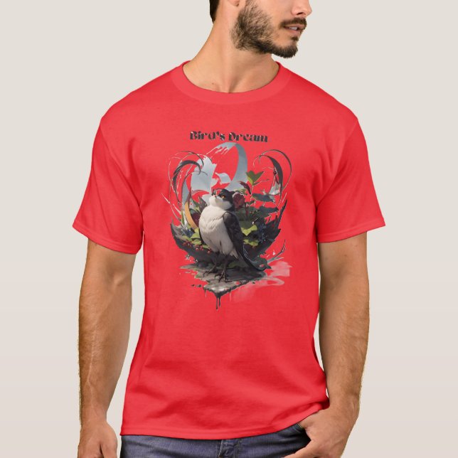 Camiseta Birds Dream chica (Anverso)