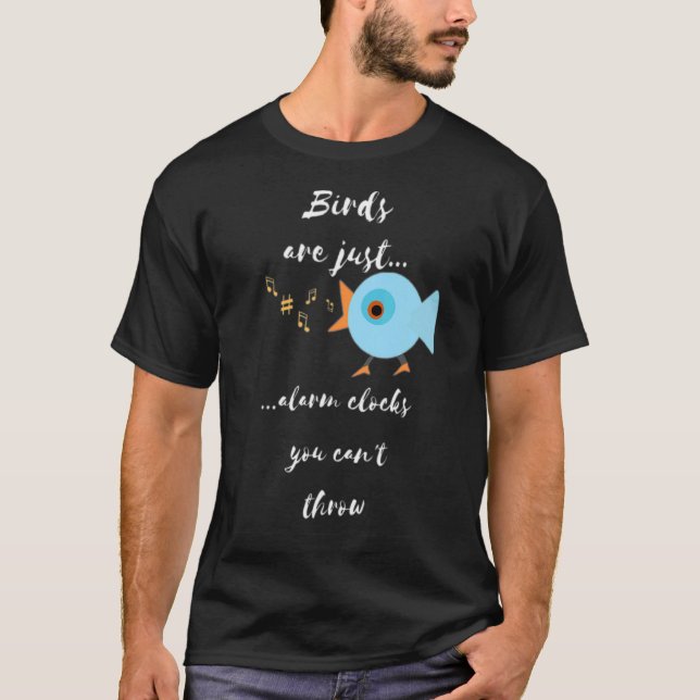 Camiseta Birds Hate Mornings Appartal (Anverso)
