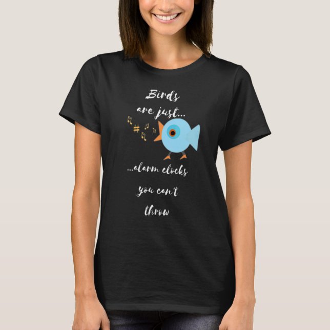 Camiseta Birds Hate Mornings Appartal (Anverso)