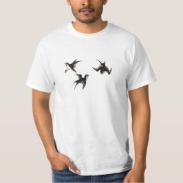 Camiseta Birds - Katsushika Hokusai