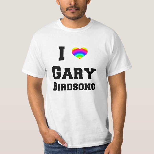 Camiseta Birdsong de I <3 Gary (Anverso)