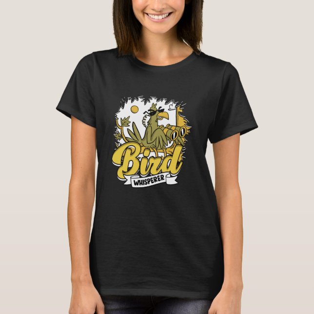 Camiseta Birdwatching Birding Ornithological Bird whisperer (Anverso)